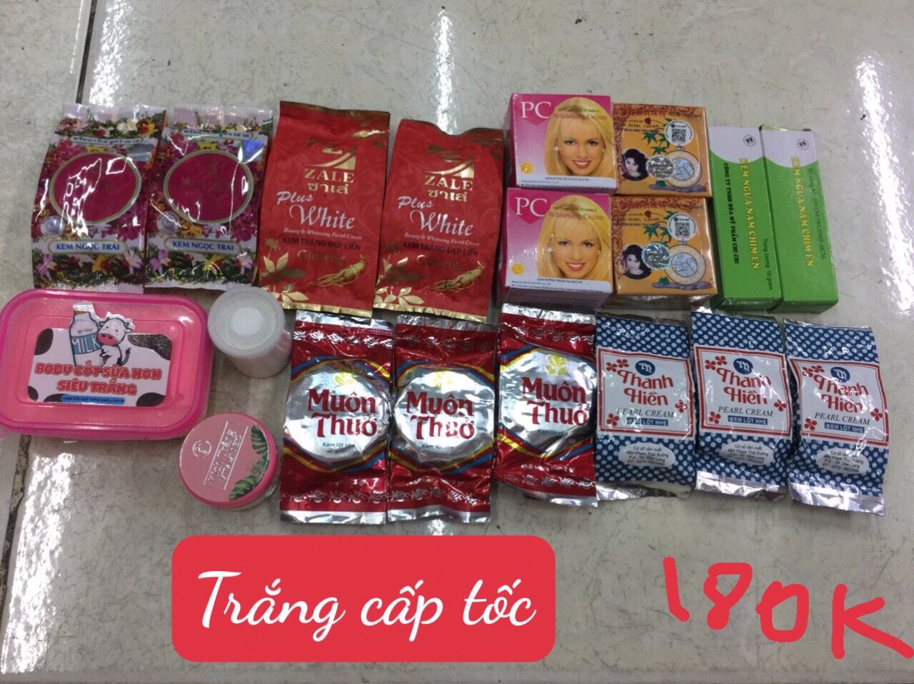 Công thức trắng da body spa