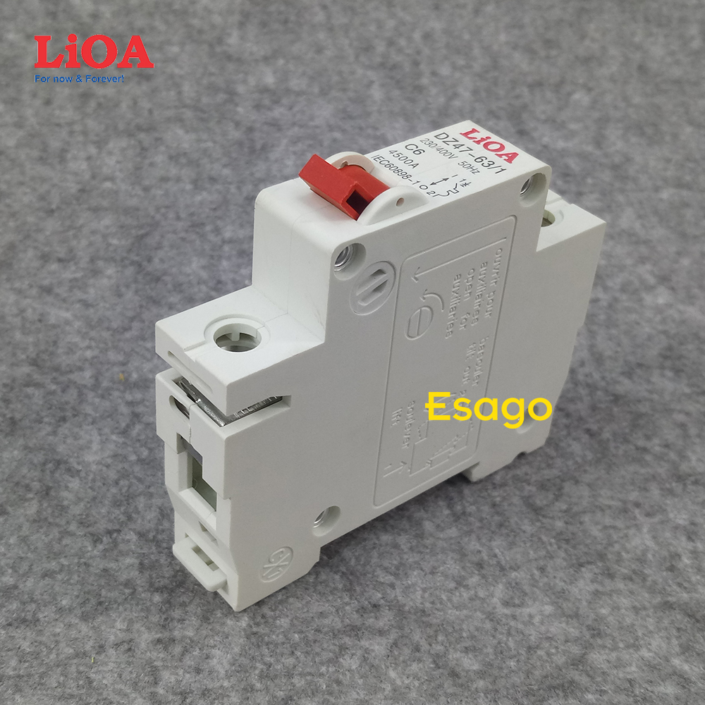[HCM][6A] Cầu dao tự động (APTOMAT) LiOA 6A loại 1 cực