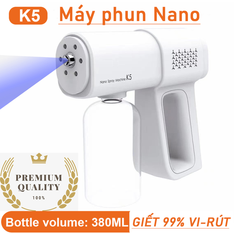 Bảng giá K5 tính phí Súng phun nano Cầm tay dọn dẹp Máy tiệt trùng Blu-ray Không dây súng phun Chất khử trùng