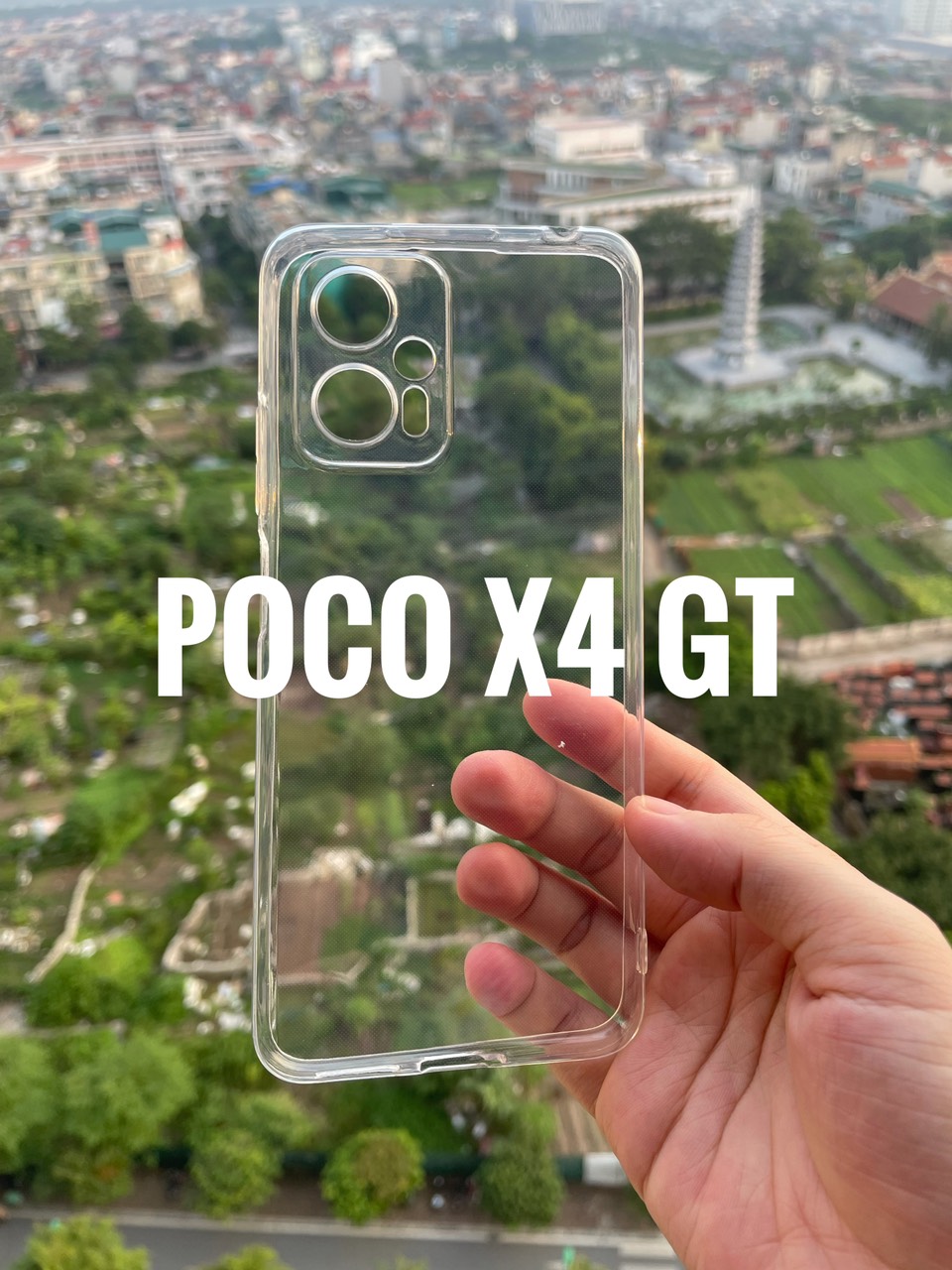 Ốp Silicon Gor cho Xiaomi Poco X4 GT - Silicon hãng Gor có gờ bảo vệ camera