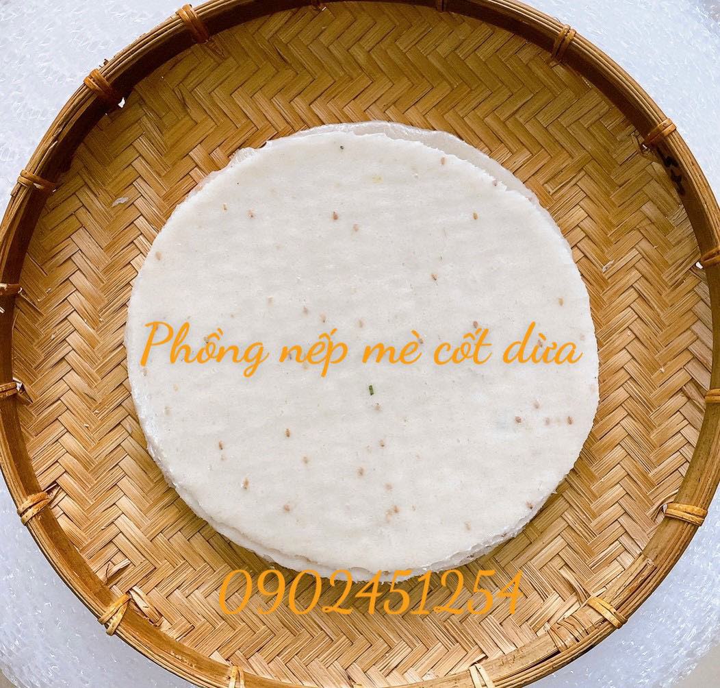 10 cái bánh phồng nếp mè đặc sản bến tre