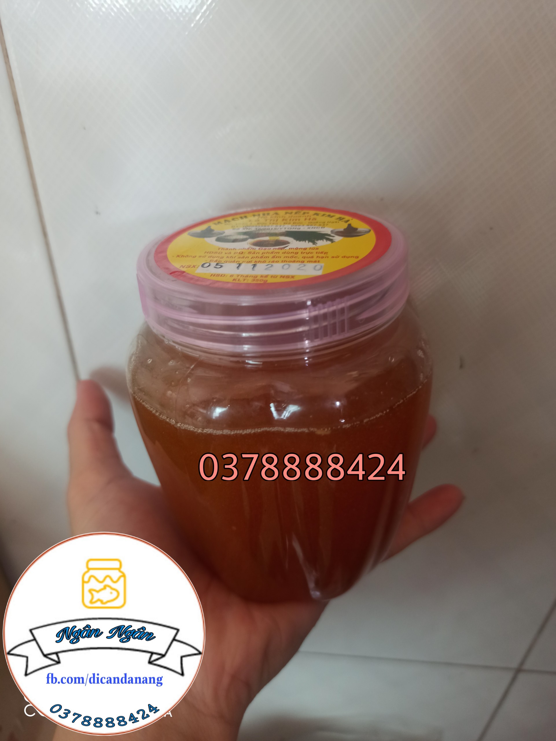 [HCM]Mạch nha Kim Hà hủ 500g