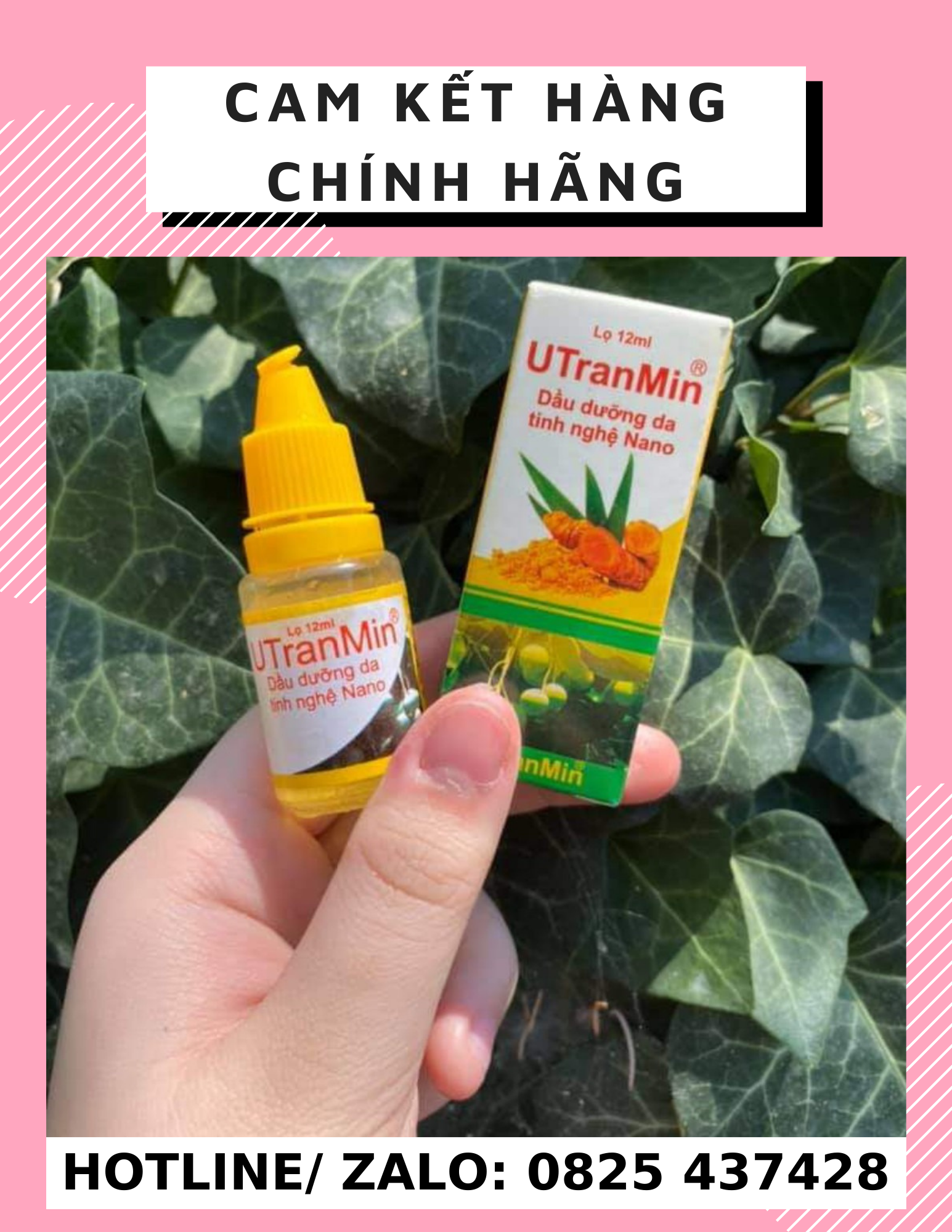 Dầu Mù U Tinh Nghệ Nano Utranmin 12ml