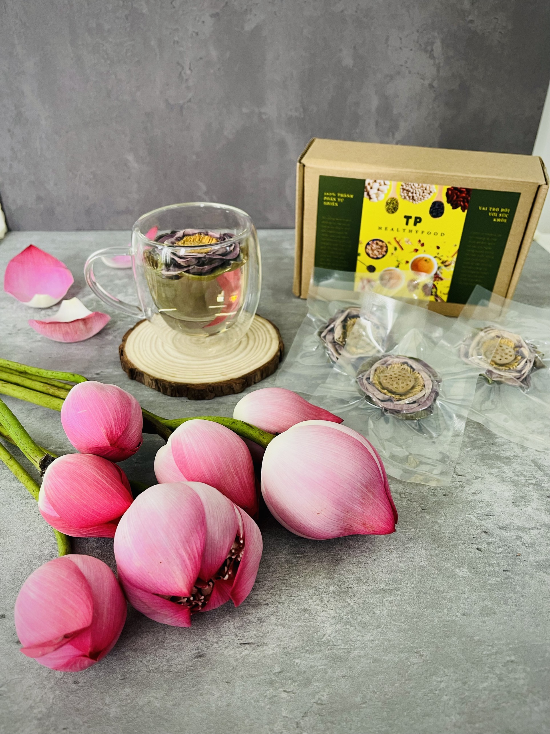 All-cotton dried Tower lotus tea to make it sleeping, slimming, beautiful, healthy