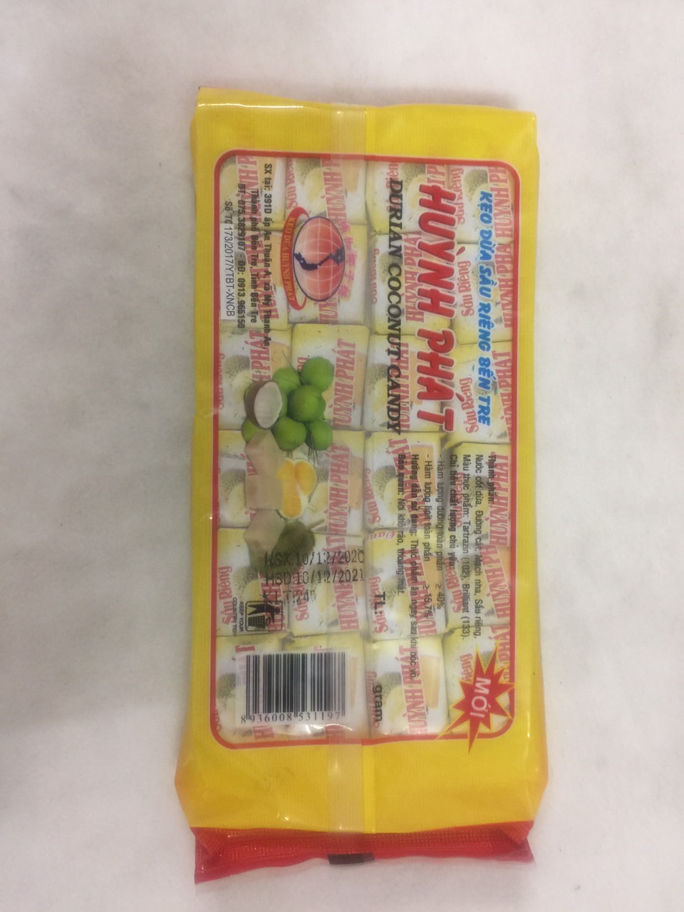 Combo 4 gói kẹo dừa