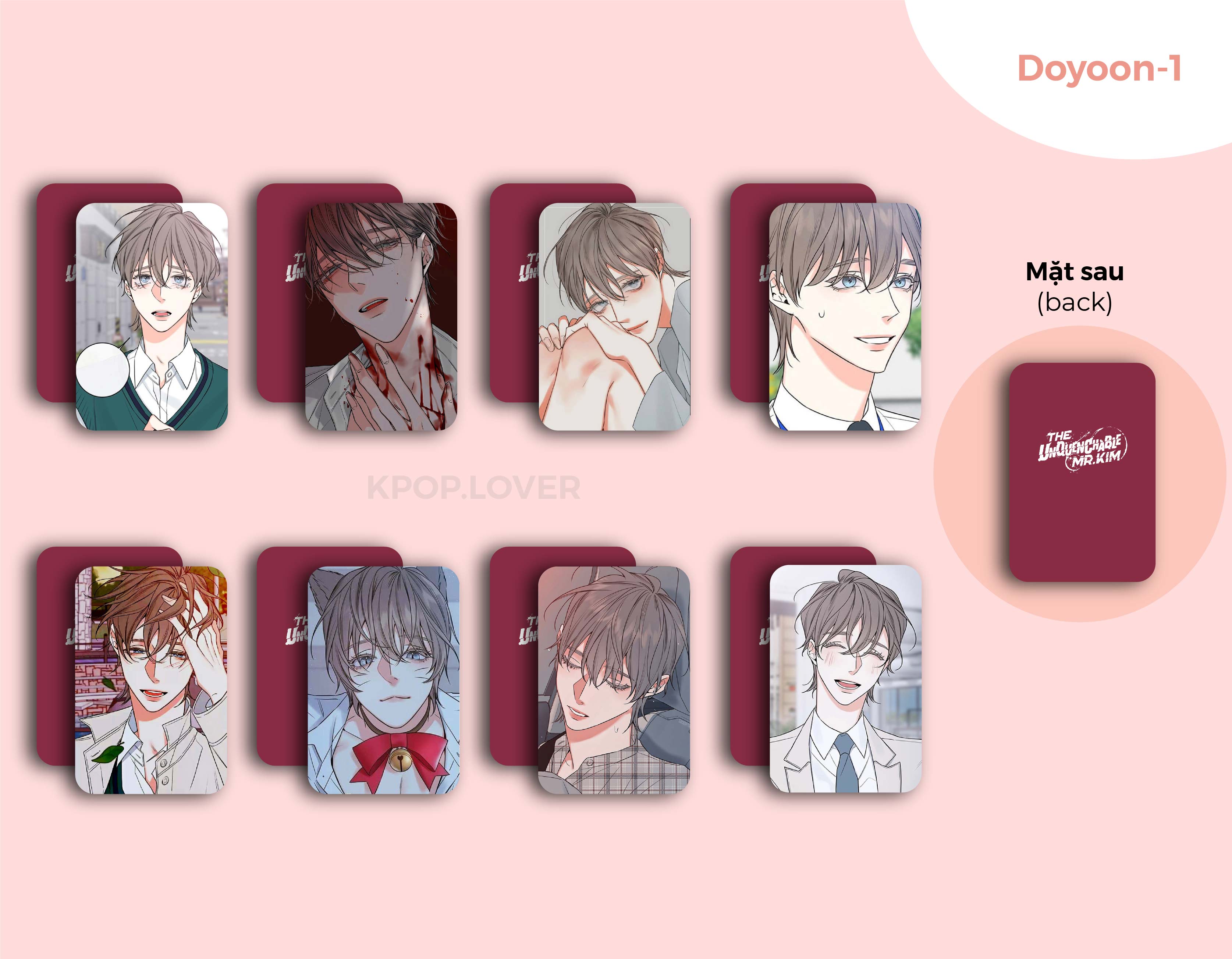 SET 8 CARD BO GÓC BÍ MẬT NHÂN VIÊN K