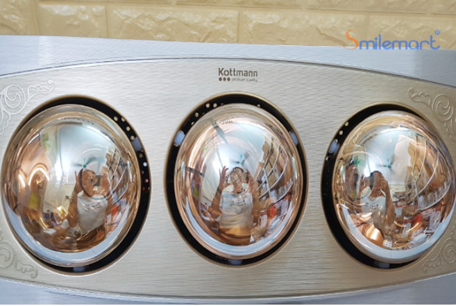 (Hỗ trợ lắp đặt) Đèn sưởi nhà tắm Kottmann K3B-H (4-6m2)