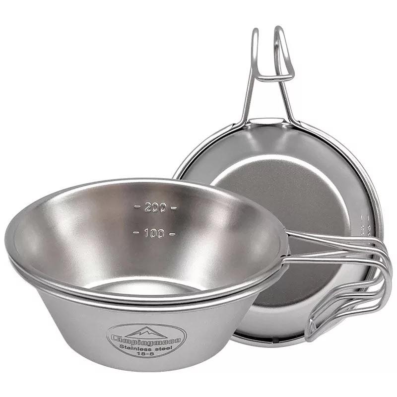 [Mua 4 chén tặng túi đựng chén Campingmoon] Chén ăn dã ngoại Campingmoon S220