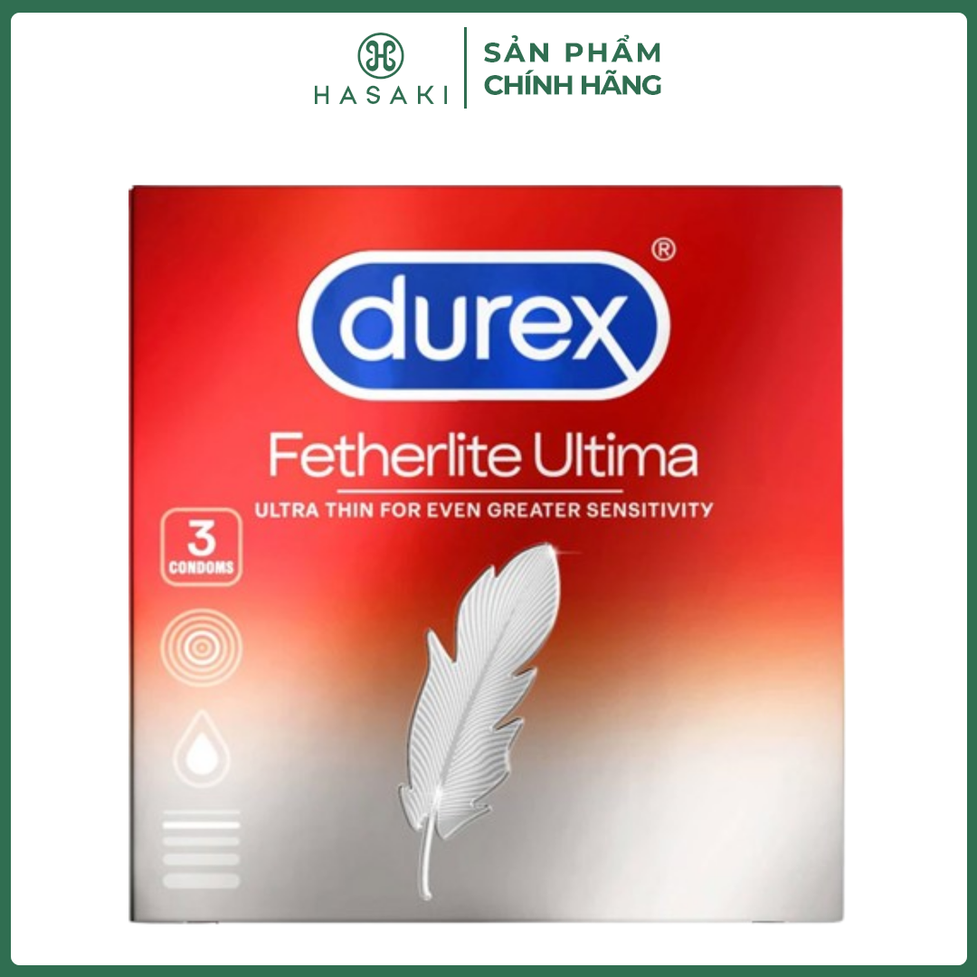 Bao Cao Su Durex Fetherlite Ultima Siêu Mỏng Size 52mm Fetherlite Ultima Hasaki Sản Phẩm Chính Hãng