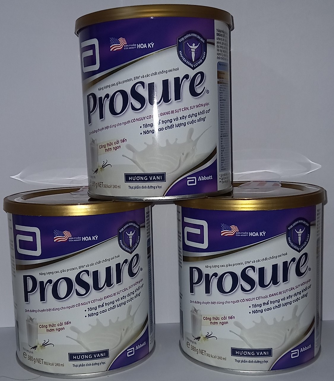 Sữa Prosure Abbott 380g dành cho người bị ung thư