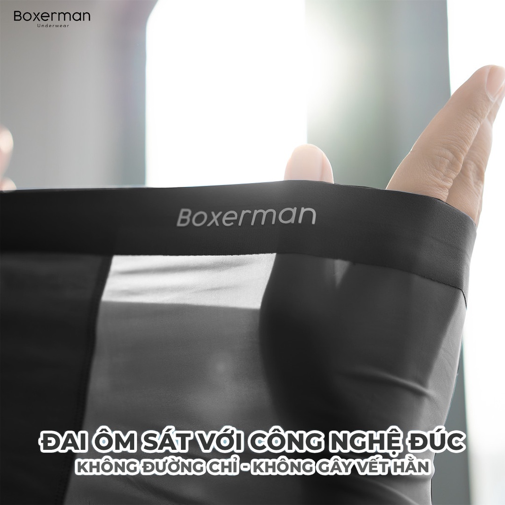 Quần lót nam boxer PRO FIT trunk polyester cao cấp BOXERMAN
