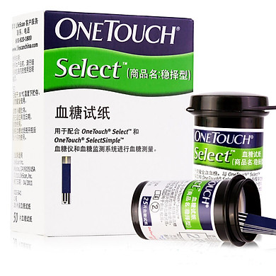 [HCM]Que thử tiểu đường Onetouch Select 25 que