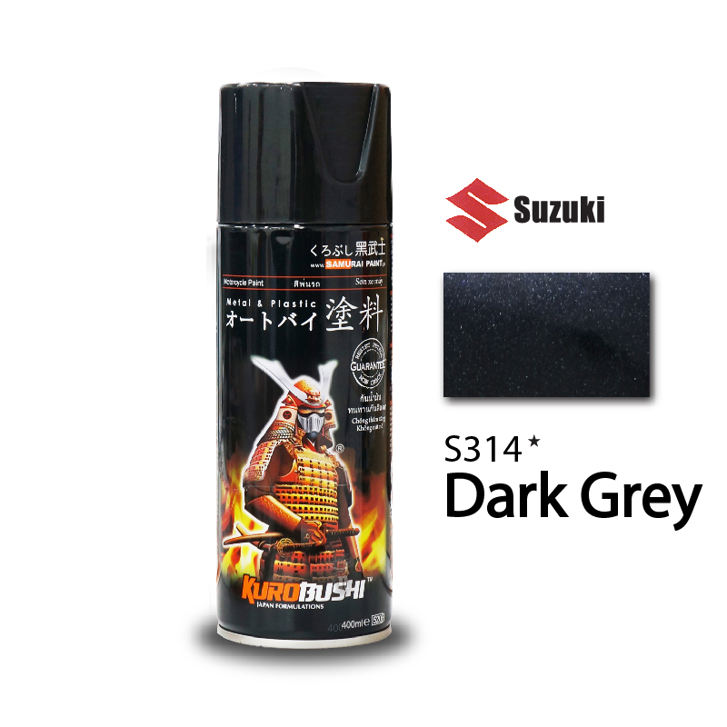 Sơn xịt Samurai màu Xám Đậm - S314