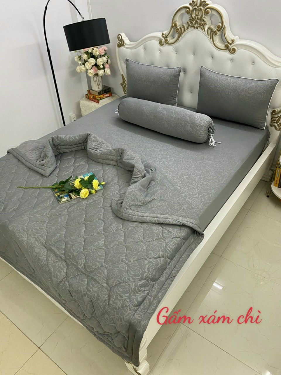 BỘ DRAP GA THUN GẤM CHẤT BAO ĐẸP MÁT KHÔNG MỀN