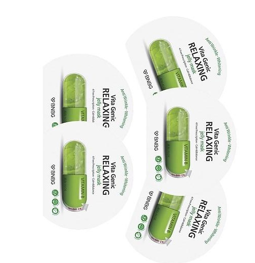 [HCM]Bộ 5 gói Mặt nạ dưỡng giúp thư giãn và phục hồi làn da mệt mỏi Bano-bagi Vita Genic Relaxing Jelly Mask (Vitamin B)