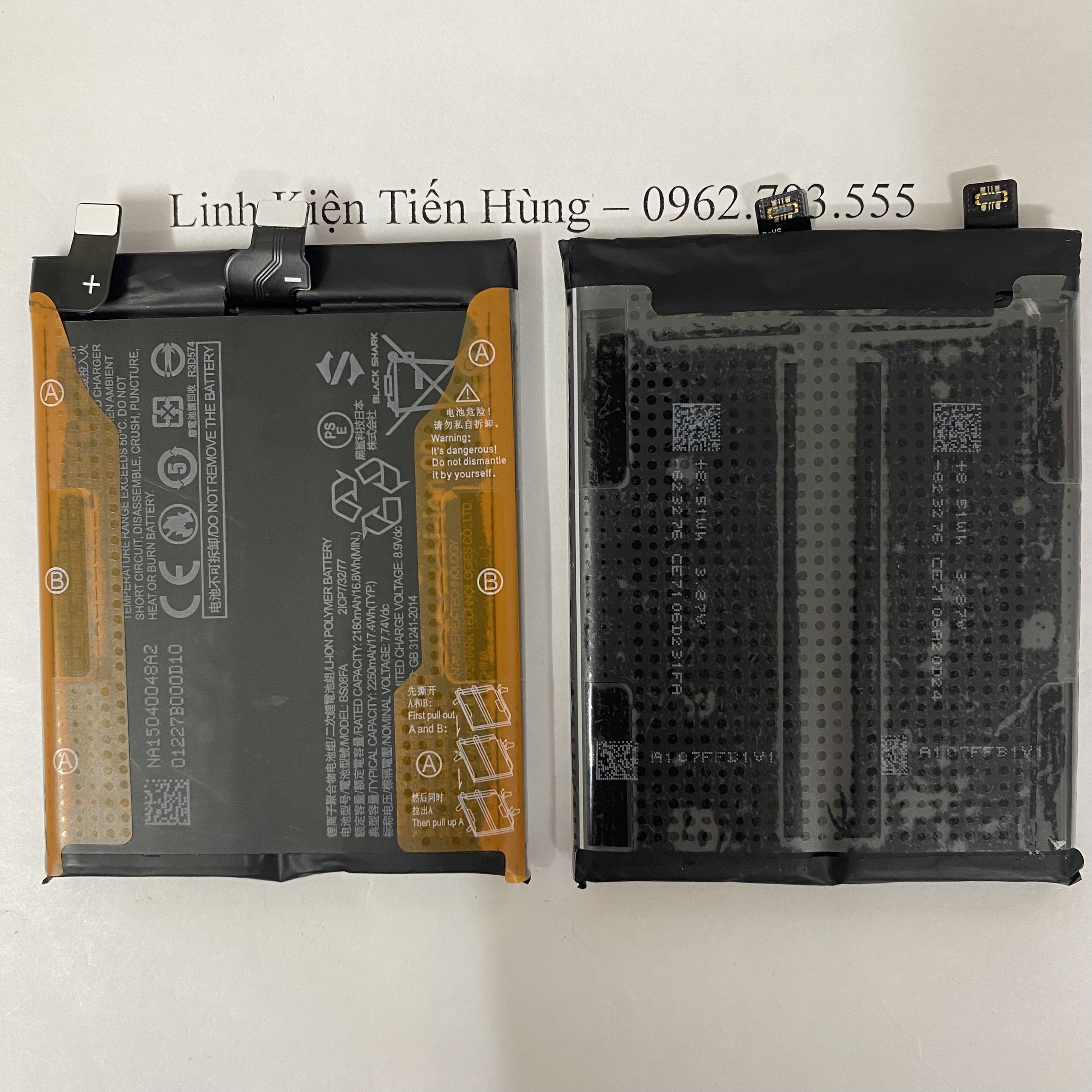 Pin Xiaomi Black Shark 4 bảo hành 6 tháng đổi mới