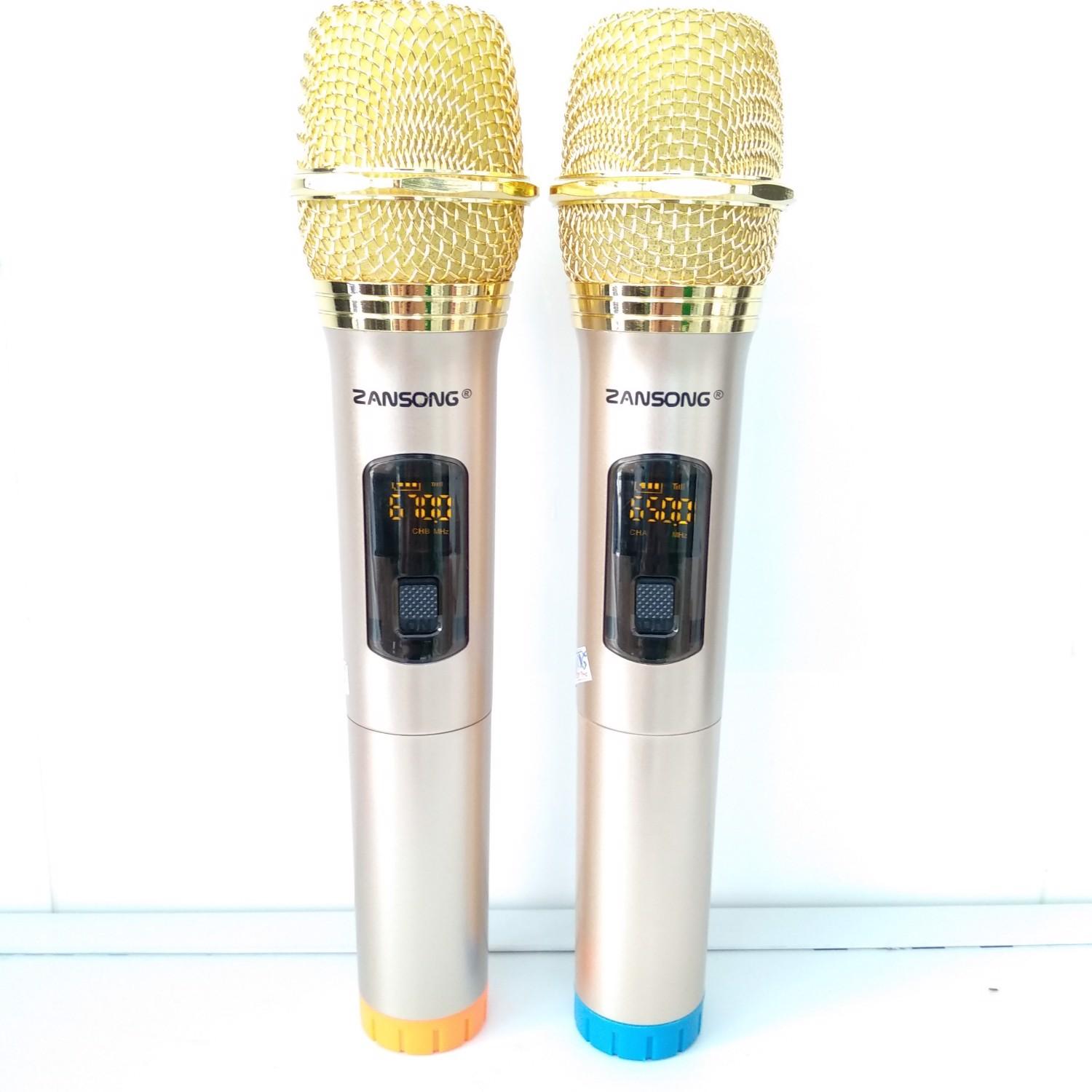 Mic karaoke ko dây đa năng zansong s28