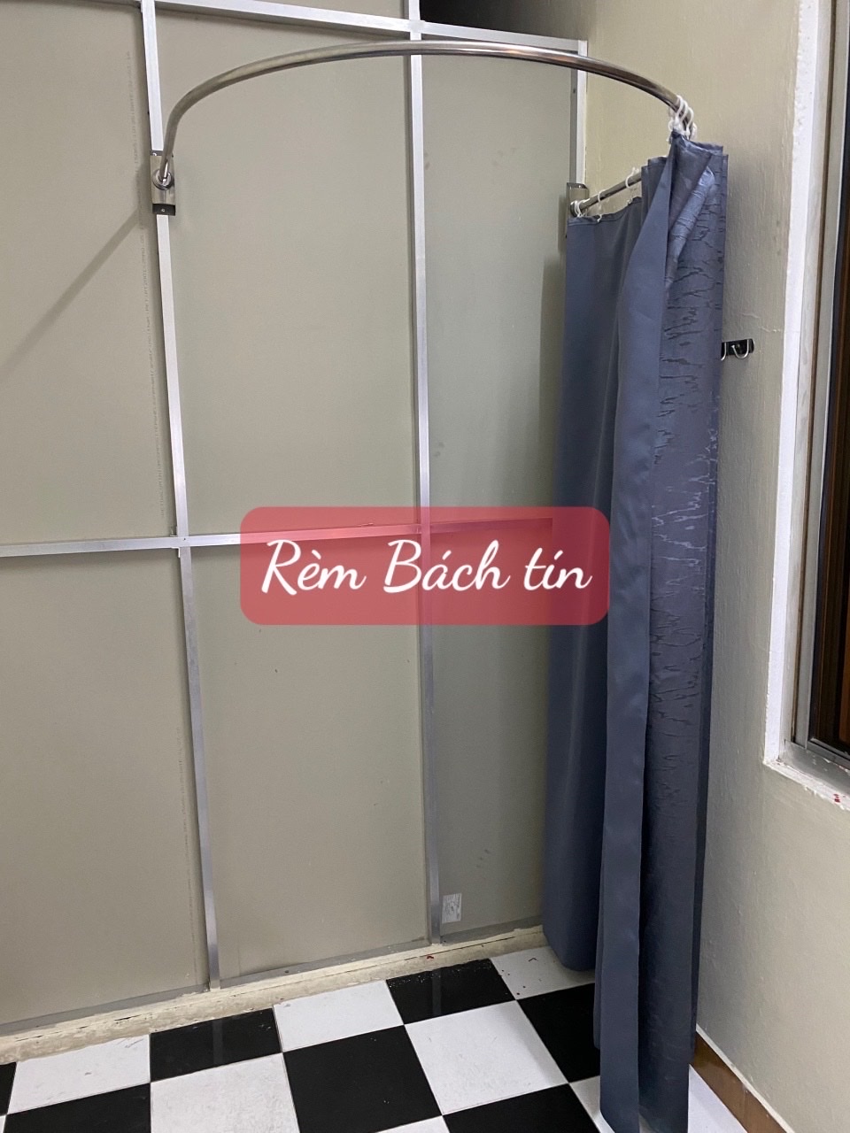 Rèm Thử Đồ - Rèm Thay Đồ Shop Quần Áo (ko kèm khung)