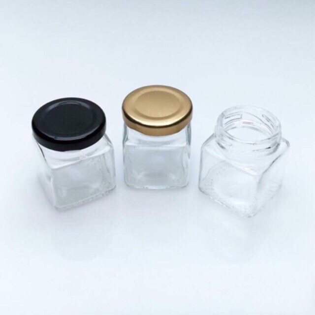 HỦ THUỶ TINH HÌNH VUÔNG 100ML COMBO 10 CÁI
