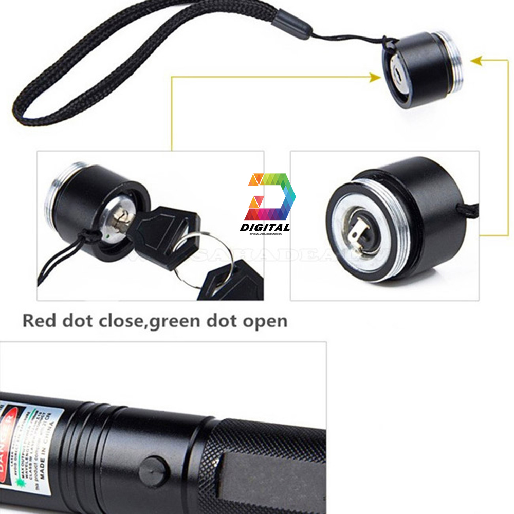 Đèn Pin Chiếu Tia Laser 303 Cao Cấp Chiếu Xa 1KM