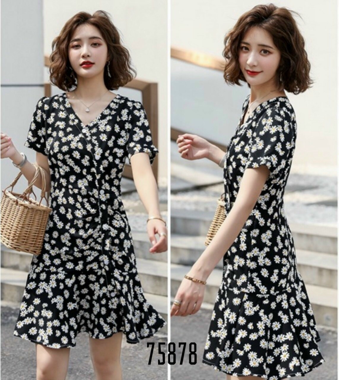 ĐẦM HOA SIÊU XINH CHO PHÁI ĐẸP TỎA SÁNG KP