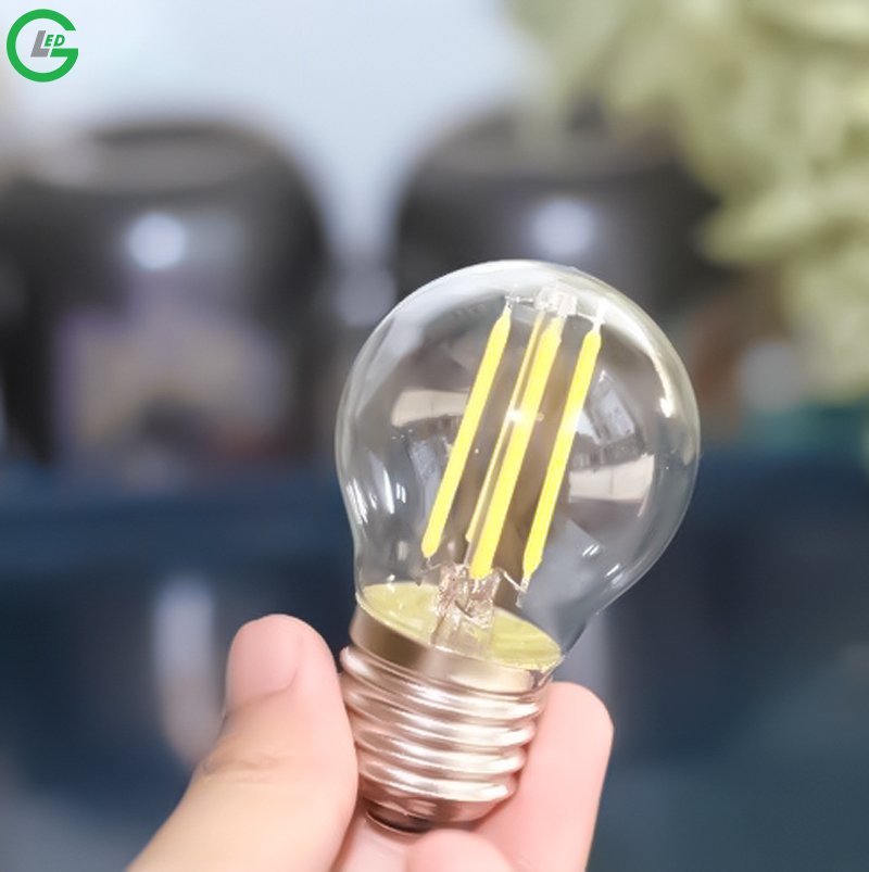 Bóng Đèn LED Edison G45 4W, Sử Dụng Đui E27 (Trắng 6000K / Vàng 3000K)
