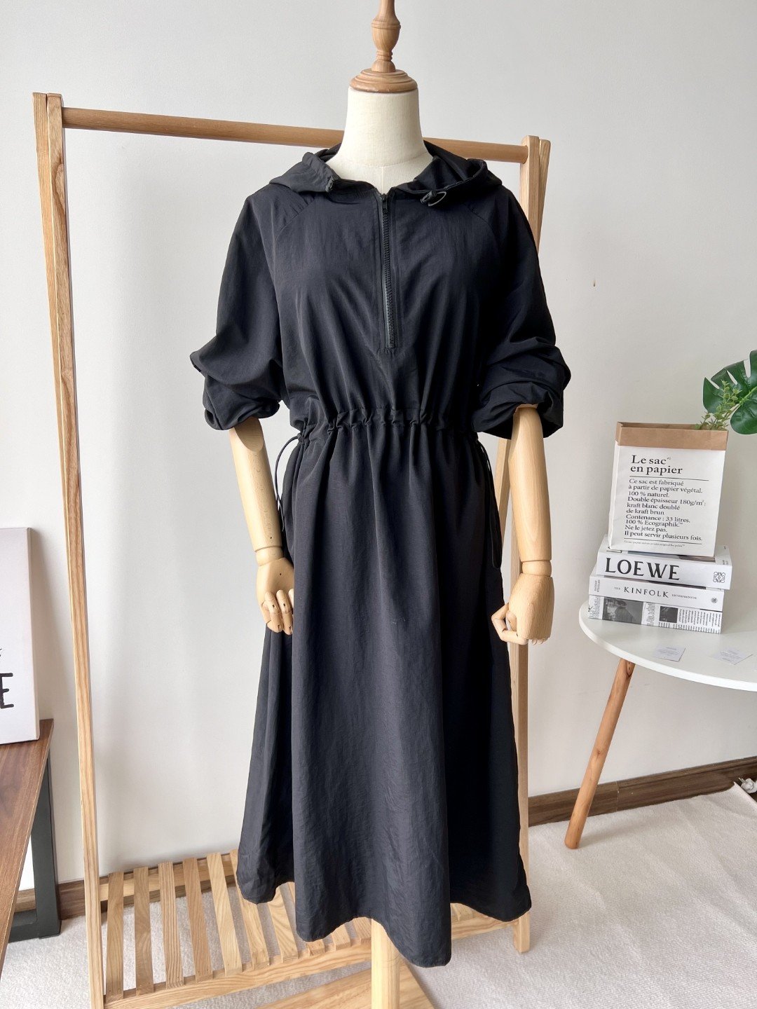 [ogniM Seoul] Đầm hoodie anorak phong cách Hàn Quốc (Made in Korea)