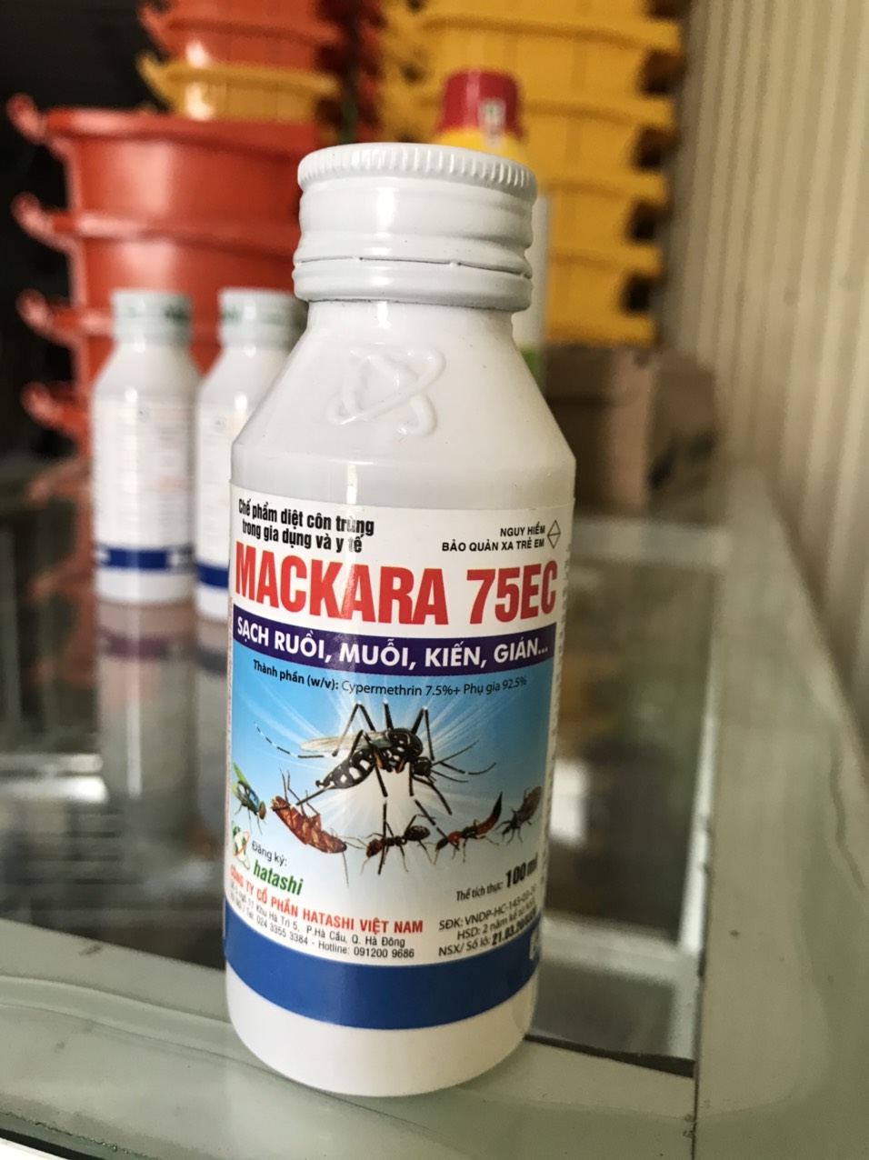 [Hoàn Tiền 10%] Mackara 75ec chai 100ml chế phẩm diệt muỗi kiến gián tận gốc thuốc diệt muỗi sinh học chất lượng nhập khẩu thuốc diệt muỗi trong nhà