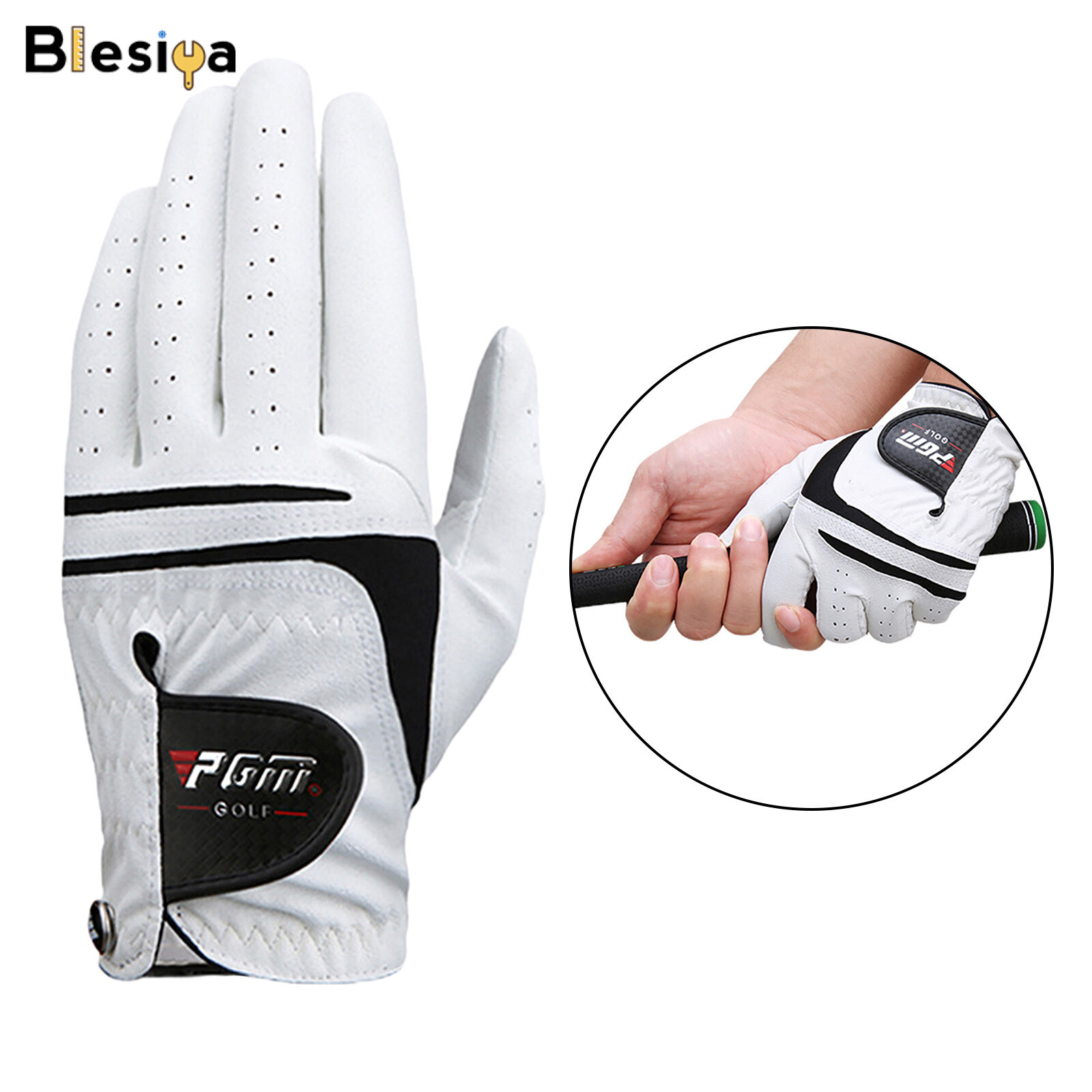 Blesiya găng tay golf nam, hiệu suất đánh dấu bóng găng tay trái/phải