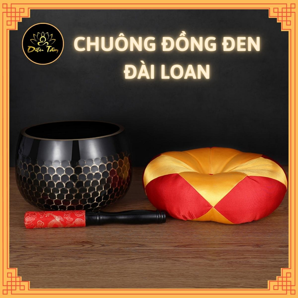 Chuông đồng chiêng đồng đen Đài Loan