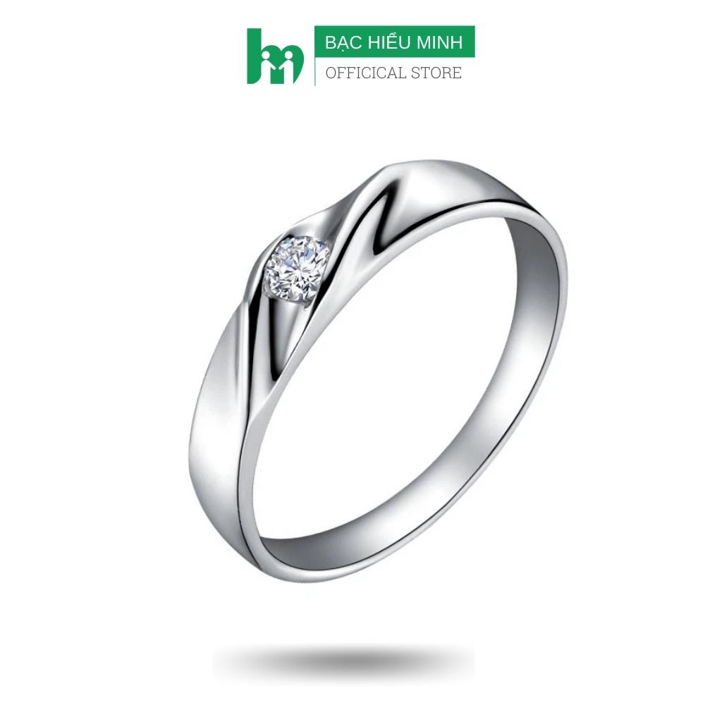 Nhẫn nam bạc hiểu minh na437