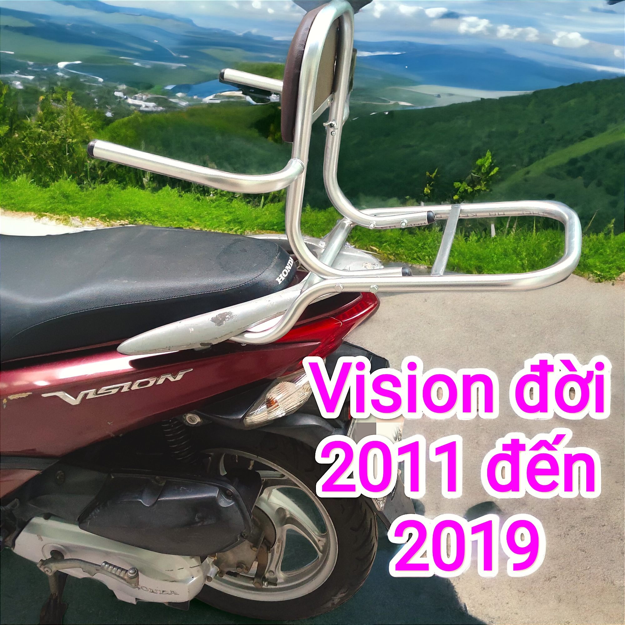 Baga phượt xe Vision