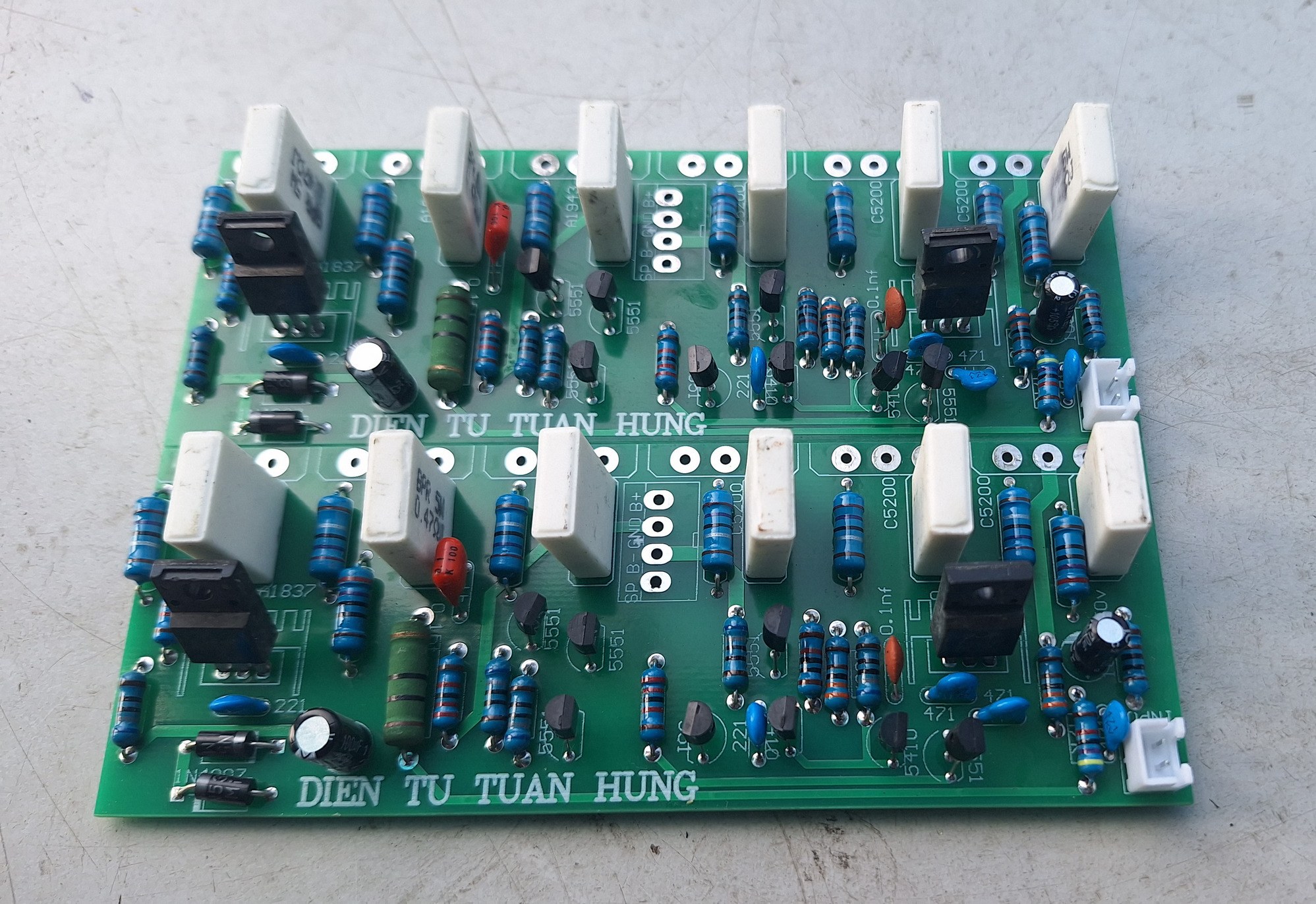 MẠCH CÔNG SUẤT 12 SÒ NHÔM LÁ