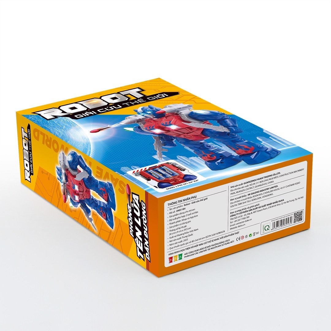 Đồ chơi: Robot - Giải Cứu Thế Giới DK81184