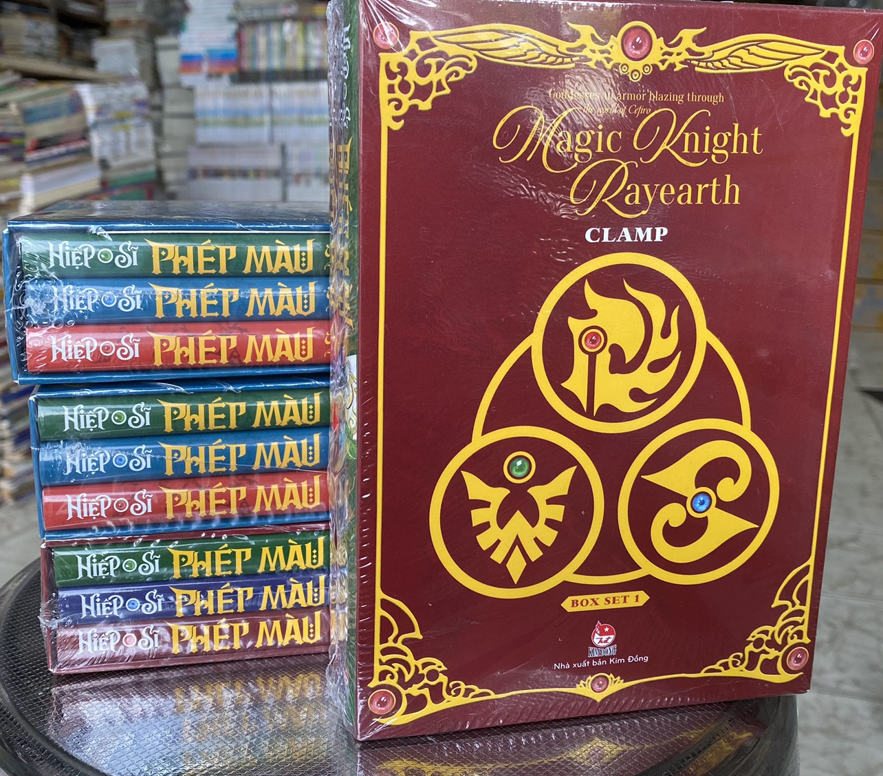 BOXSET HIỆP SĨ CÓ PHÉP MÀU(CLAMP)-6TẬP(END)