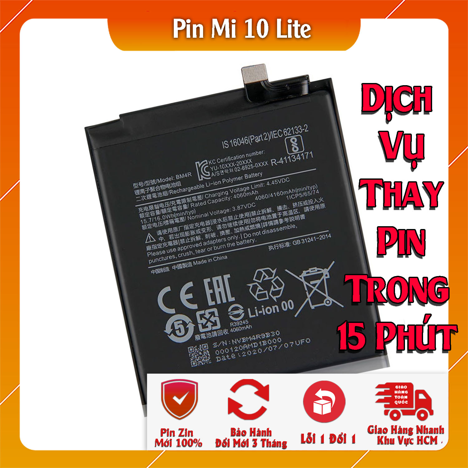 Pin scud cho xiaomi mi note 10 pro, mi note 10 lite, mi 9, mi9, mi9t pro, mi 9t pro, mi 10t pro 5g, mi10t, mi 10t, mi 11 lite, mi 10 lite 5g, mi 10 pro 5g, mi 10t lite 5g
