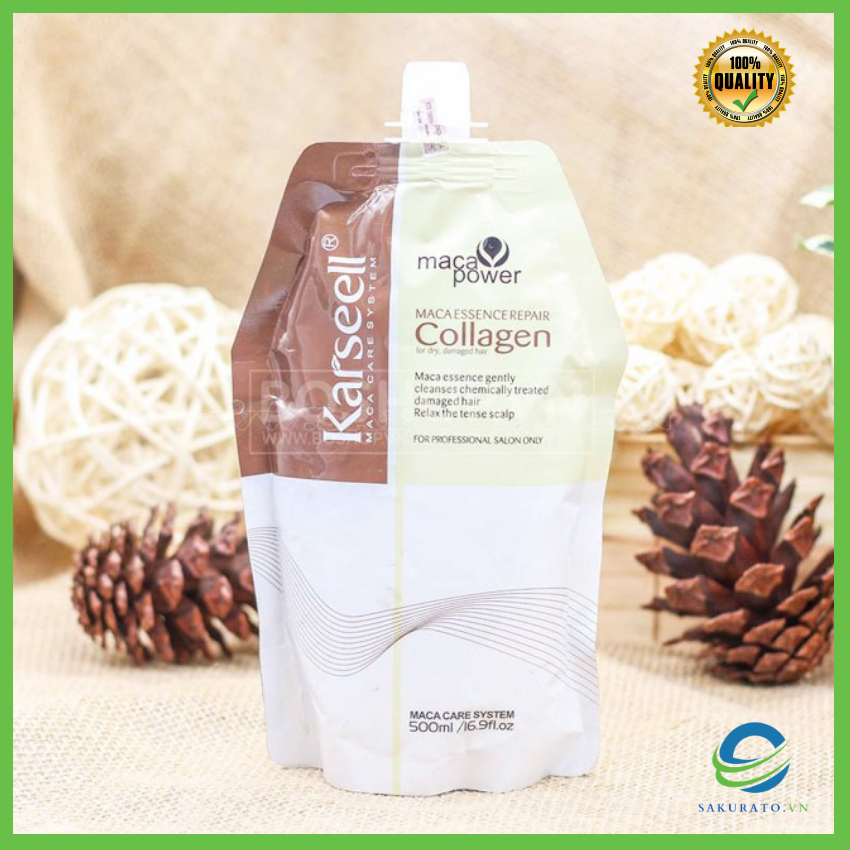 Dầu hấp tóc 💕FREESHIP💕 Hấp tóc - ủ Tóc - Collagen Karseell - Karseell Maca 500ml
