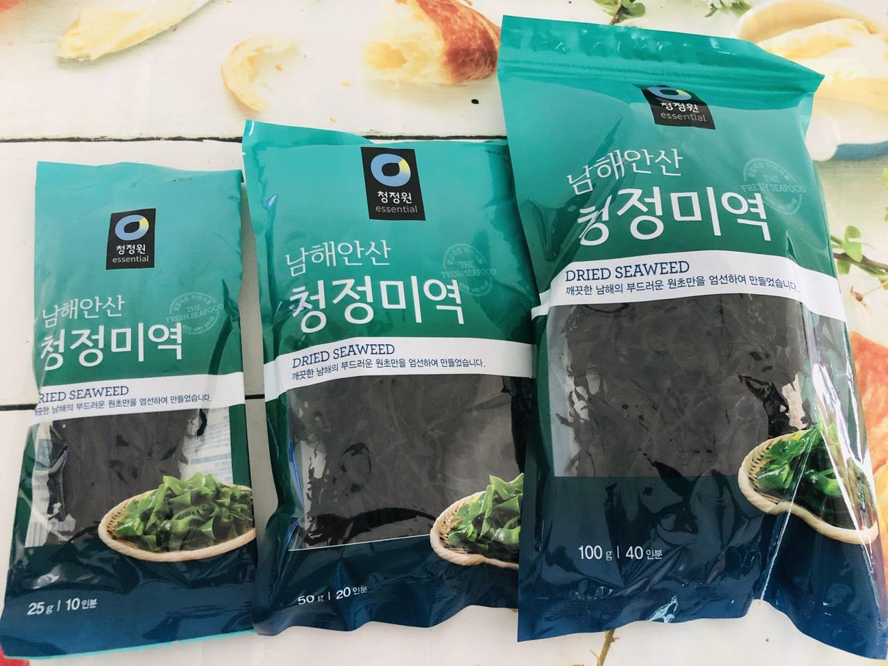 Gói 100g Rong Biển khô nấu canh Daesang Hàn Quốc_Monhi_Food