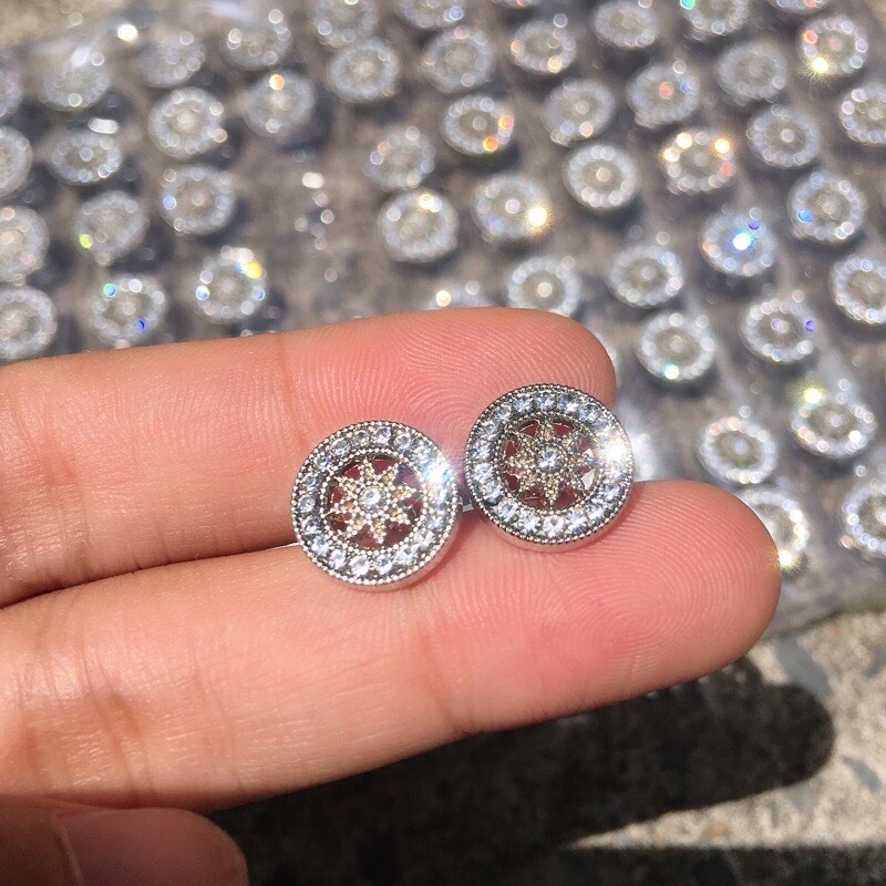 Nút cao cấp đính đá siêu sang đường kính nút 1.1cm