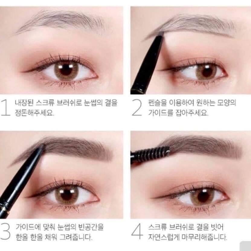 CHÌ KẺ MÀY HAI ĐẦU KARADIUM FLAT EYEBROW PENCIL