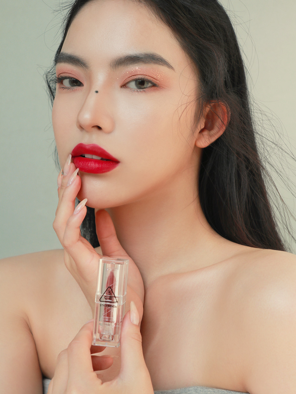 Son kem siêu lì 3CE Liquid Lip Color # Charmed