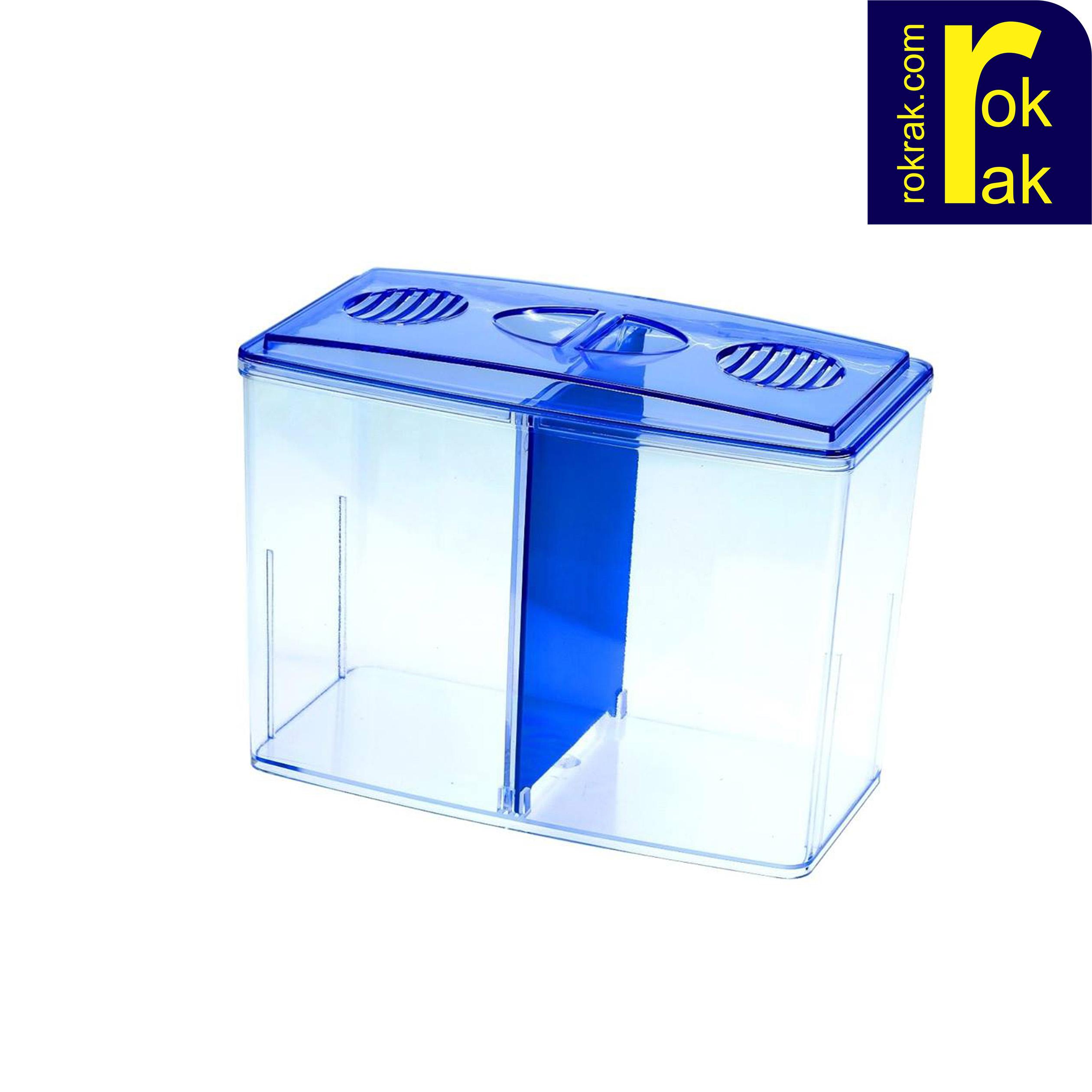 Bể cá mini betta 2 ngăn có thể tháo rời