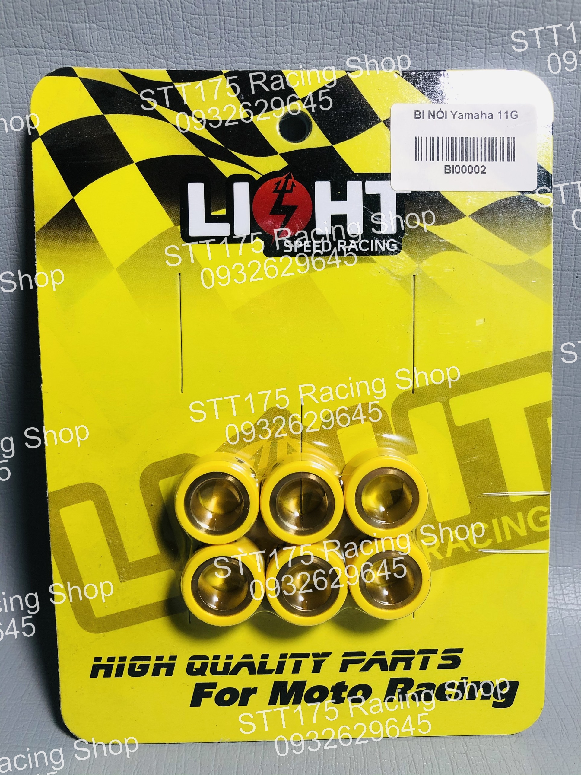 Bi nồi LIGHT YAMAHA ( 12X20 ) ( 11 gram ) : gắn vừa xe Luvias