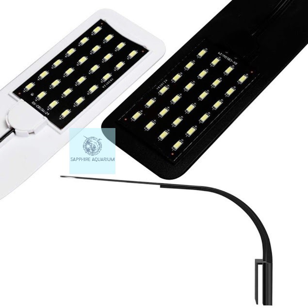 Đèn led kẹp X5 cho bể cá - màu đen