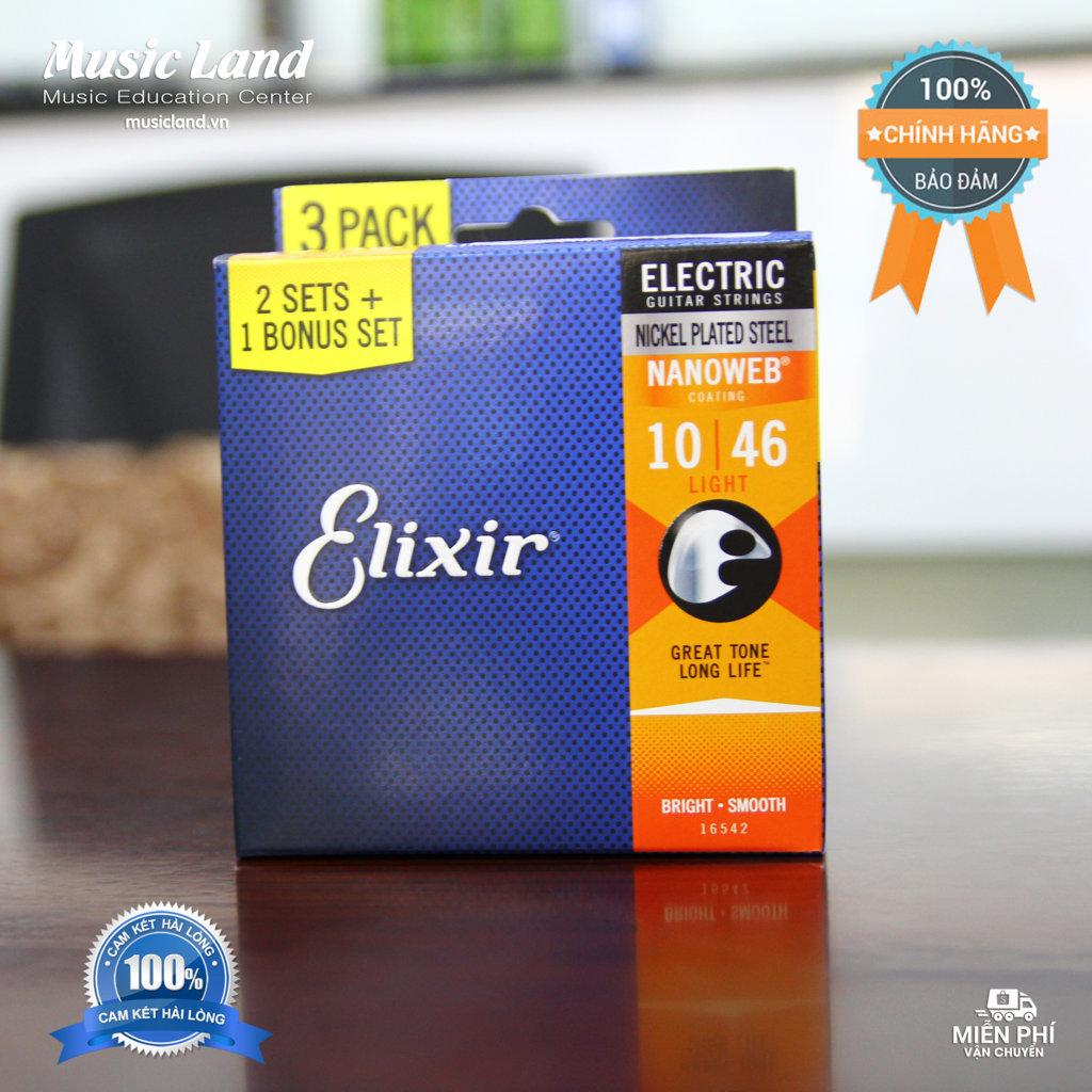 Dây Đàn Guitar Điện Elixir 16542 – Chính Hãng USA