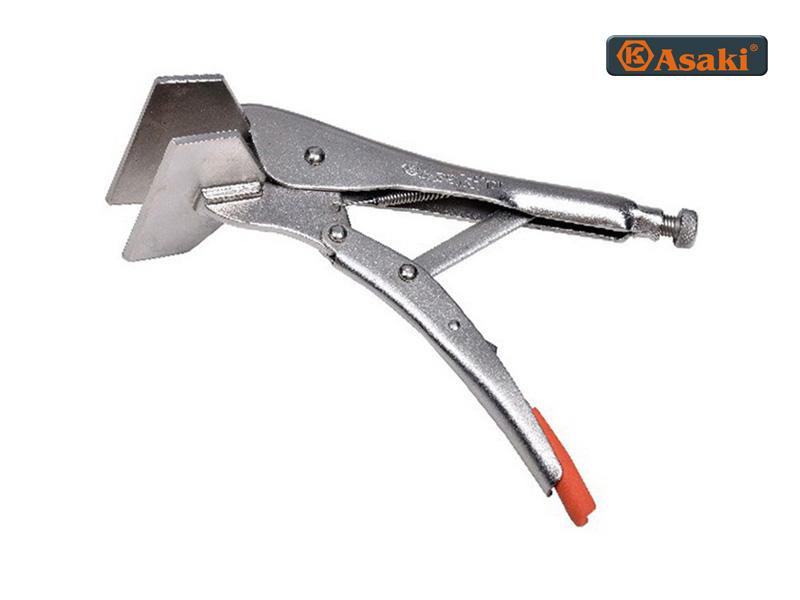 Kìm chết Asaki AK-8273 C2-10inch (Trắng cam)