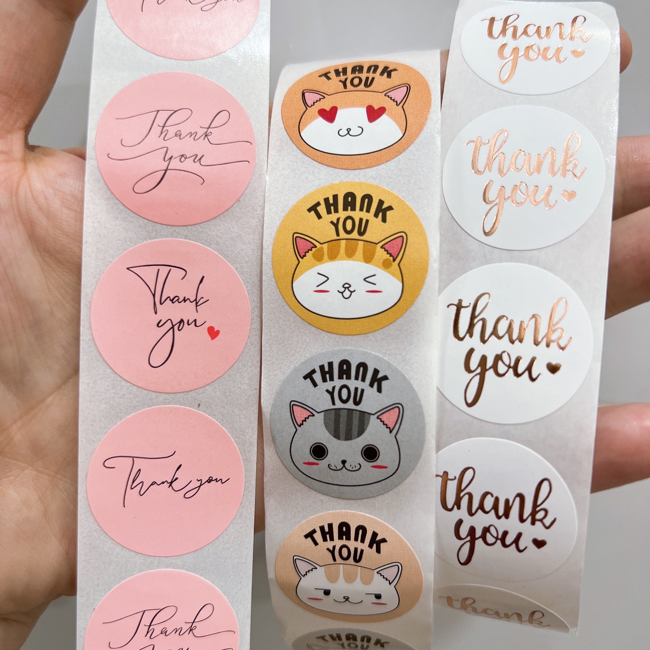 [TK01] Combo 20 miếng dán Thank You