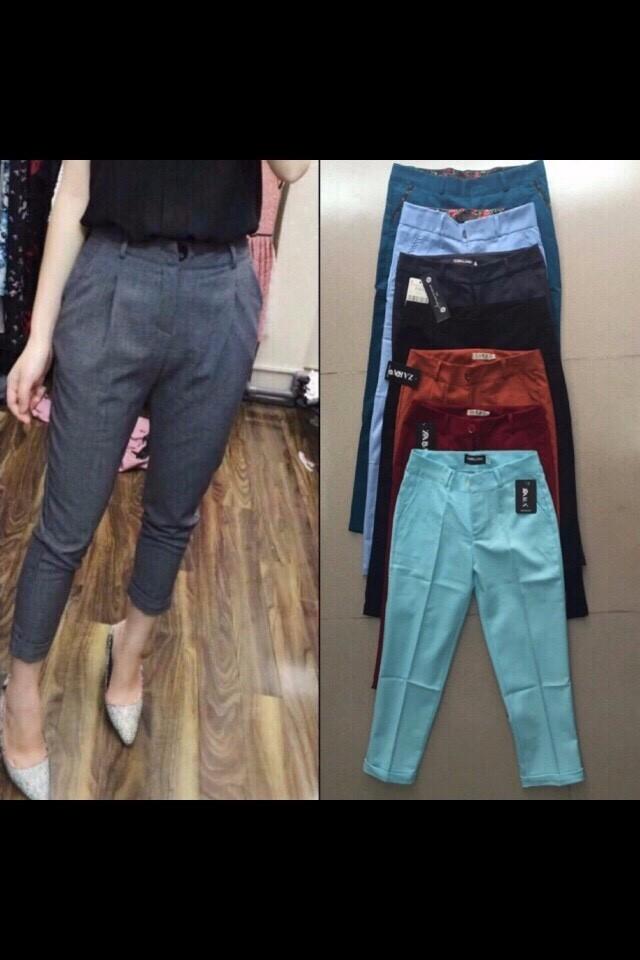 [HCM]Quần Baggy Kate Nữ Navi ( Đen-Xám-Đỏ Đô-Cam-Xanh Ngọc )