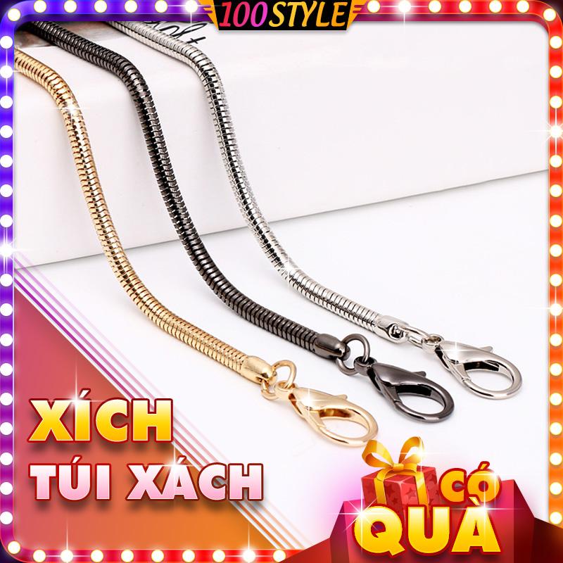 Dây Đeo Túi Xách Xích Hình Ống Nhuyễn Dày 5mm M727 - 100style.net