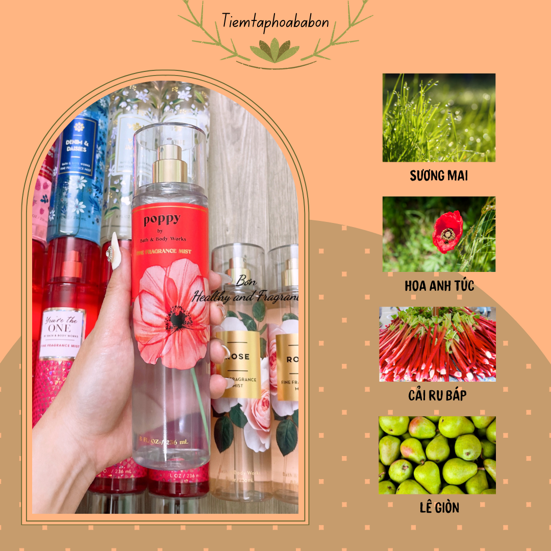/bill us - part ii/ xịt thơm toàn thân 🍊 body mist 🍊 bath&body works 🍊 nhiều mùi 🍊
